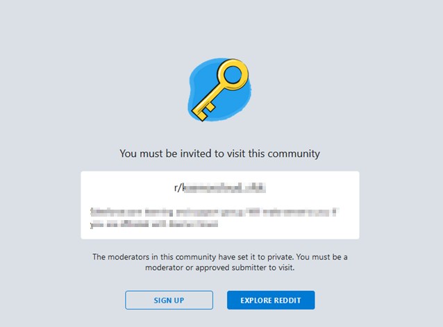 reddit-private-community-unauthorised-access